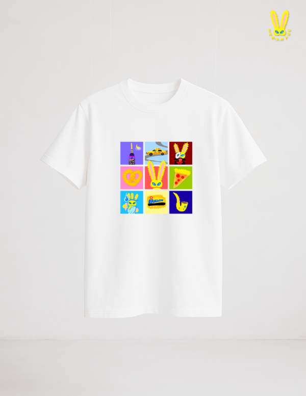 NYC SUDOKU TEE WHITE